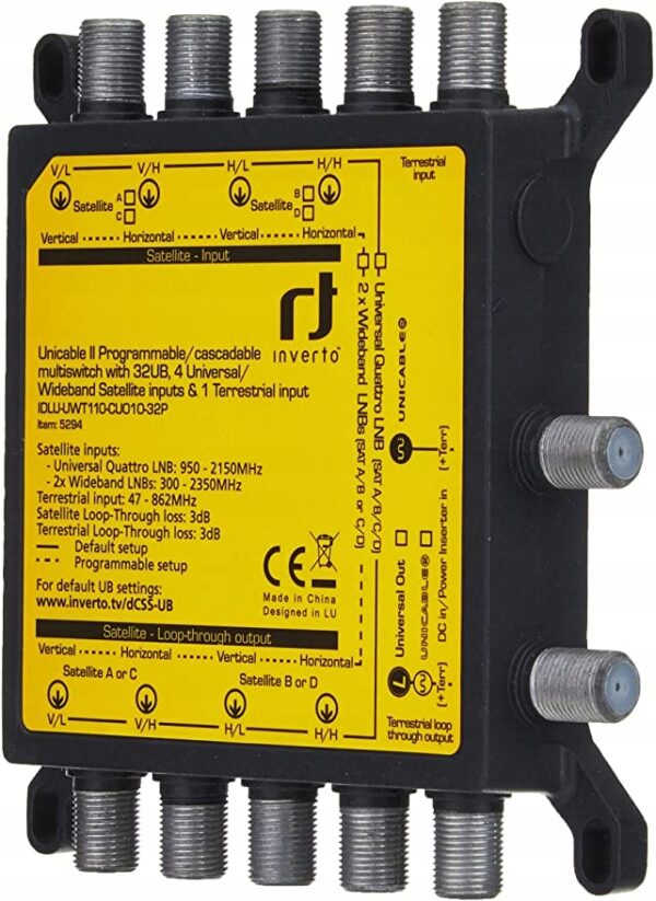 UNICABLE MULTISWITCH 5 X 8 INVERTO – 2nd Economy